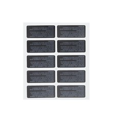 10x Black Warranty Seal Stickers 33x15mm Fit  Sony Playstation 3 Host