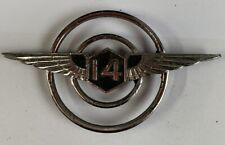 Vintage Hillman 14 side bonnet Badge (0026)