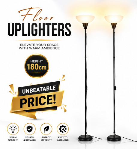 Modern floor uplighter lamp - modern,
