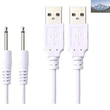 White 2 Pack Wand Charger Set