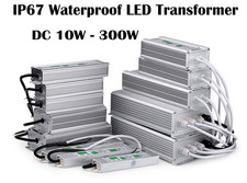 DC 12V LED Driver Power Supply Transformer Waterproof IP67 Strip 240V 10W-300W