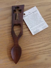 Hand Carved Welsh Love Spoon