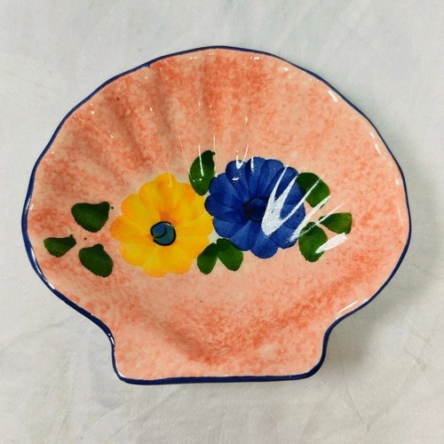 Vintage spanish ceramic shell - vintage,