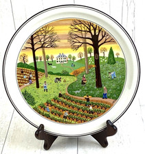 Villeroy & Boch Plate L'automne Design Naif one of Les Quatre Saisons