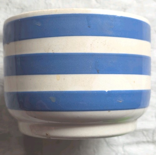 Vintage sugar bowl blue - bowl,