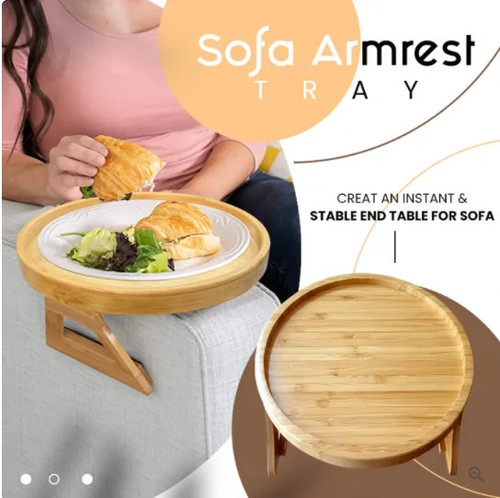 Foldable couch tray wooden - couch,