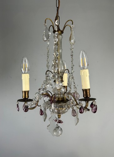 French gilt brass light - gilt,
