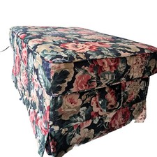 Ikea Ektorp Lingbo Storage Footstool Floral.