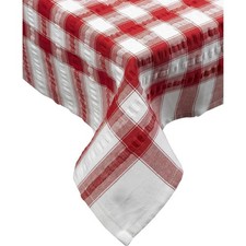 Cotton Seersucker Tablecloth -