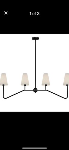 New classic chandelier - new, matt