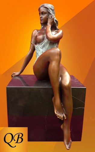 Art deco bronze - bronze, figurine