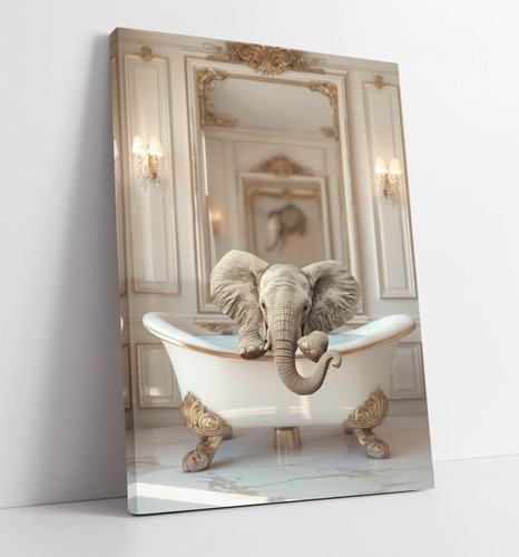 Baby elephant bath - in, fancy