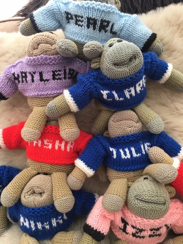 Hand knitted for tips - for, pg