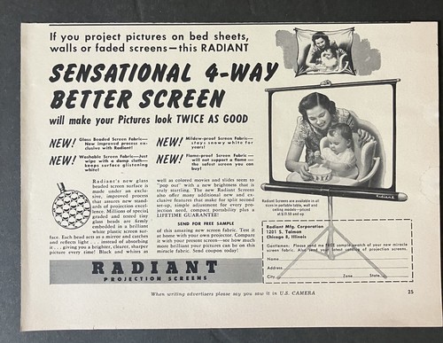 1950 radiant projection - radiant,