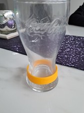 Collectible McDonald's London Olympics 2012 CocaCola Glass Yellow Wrist band