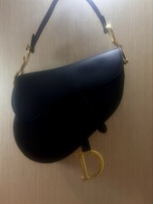 Dior Black Saddle Medium Black