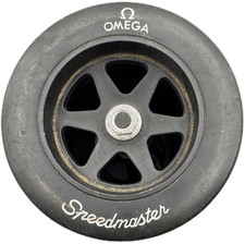 Vintage Omega Michael Schumacher Speedmaster Men's Wristwatch Box Rubber & Steel