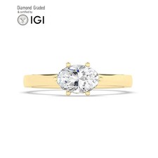 Oval Diamond Engagement Ring