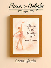 BALLERINA  WATERCOLOUR   A4