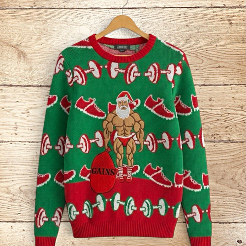 Degrees muscle santa ugly - muscle,