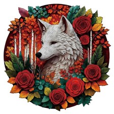 Wolf 3D Wooden Jigsaw Puzzle