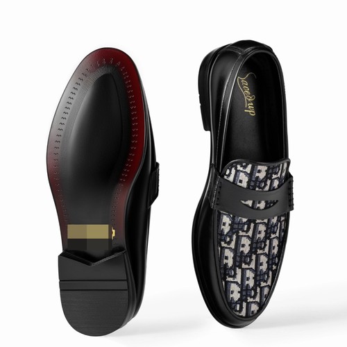 Mens handmade black leather - handmade,