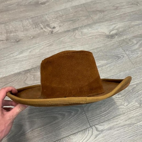 Vintage suede leather cowboy - suede,