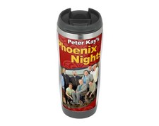 Peter Kay Phoenix Nights Travel Mug Thermal Insulated Stainless Steel Coffee Cup