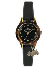 Radley Ladies Tortoiseshell 28mm Watch RY2324 Black Resin RRP £50.00