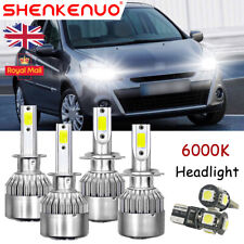 For Renault Clio MK3 2005-2012 LED Headlight Xenon White 50w Led Side Light Bulb