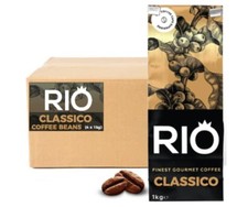 Rio Espresso Oro Classico Italian Coffee Beans (4x 1kg) Italian Roast Coffee