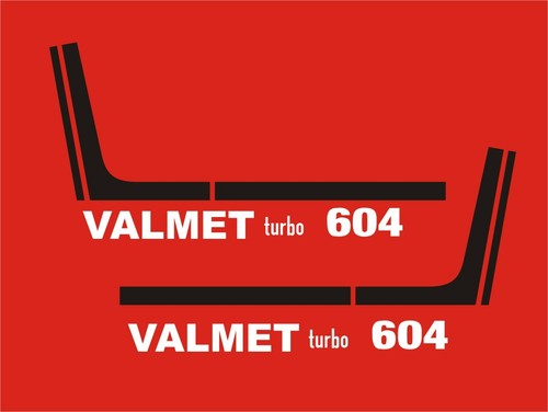 Valmet 604 tractor decal set - valmet,