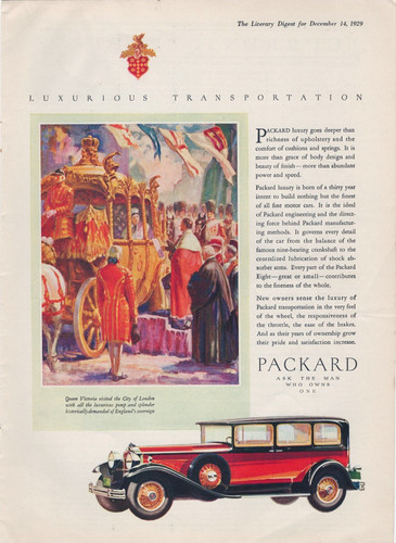 1929 packard luxury sedan - 1929,
