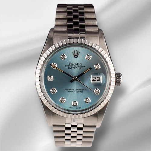 Rolex 36mm datejust steel - rolex,