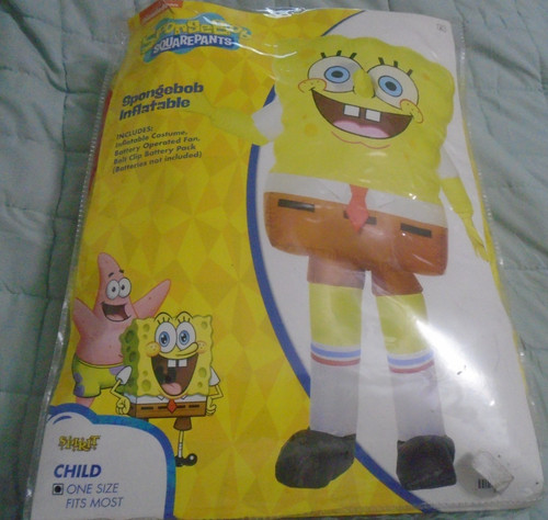 Spongebob inflatable costume - spongebob,
