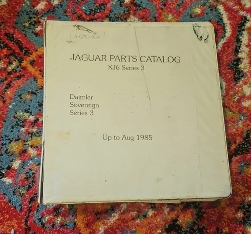 Jaguar parts catalogue xj6 - catalogue,