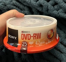 25 Pack Sony DVD-RW 4.7 GB