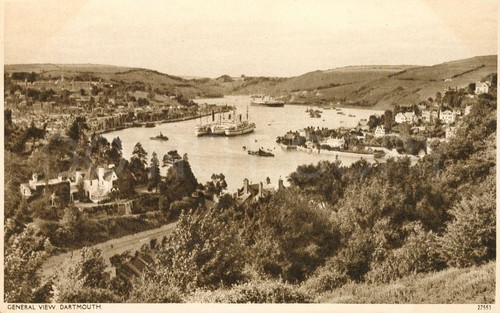 Dartmouth antique postcard - dartmouth,
