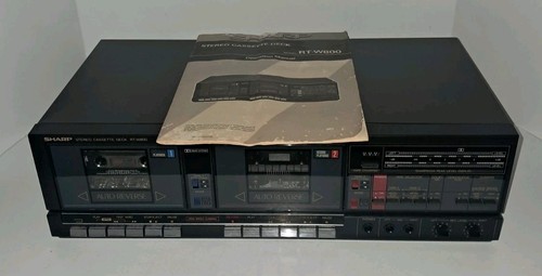 Sharp w800 stereo cassette - rt-w800,