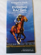Kempton Race Card 10/10/25 2025 Toby Moore debut