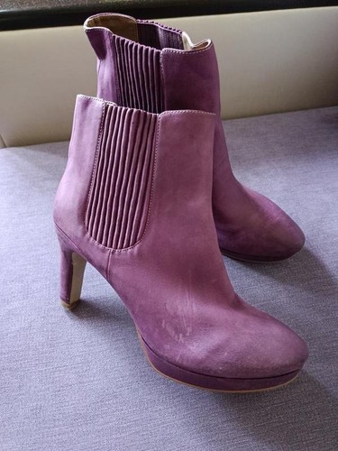 Women ecco boots - boots, purple