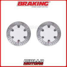 FRONT BRAKE DISC KIT BRAKING YAMAHA XV VIRAGO (Rear Drum Model) 750 1990 -