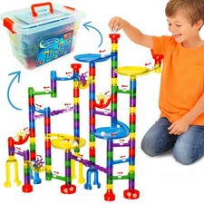 Marble Mania 162 Piece Marble Run For Kids - Construction Toy For Boys or Girls