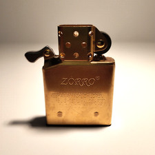 Zorro Brass Petrol Lighter