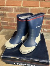 Crewsaver Short Sailing Boots Blue - UK 4 (New/Tatty Box)