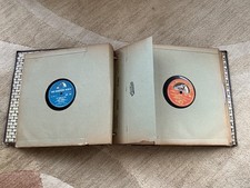 Vintage His Master's Voice 78RPM Records x 2 / Vintage Itonia Album. Film Prop? 