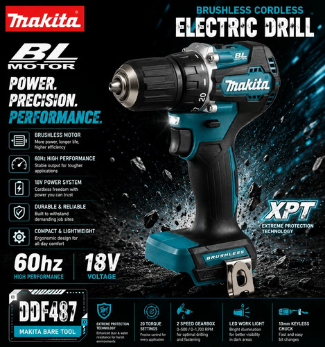 2026 makita ddf487 - 2026, 18v