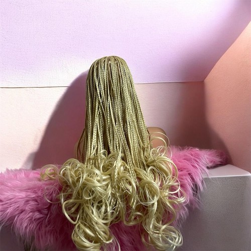 Golden blonde cornrows braid - blonde,