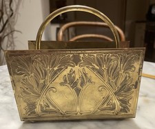 VINTAGE BRASS LETTER RACK