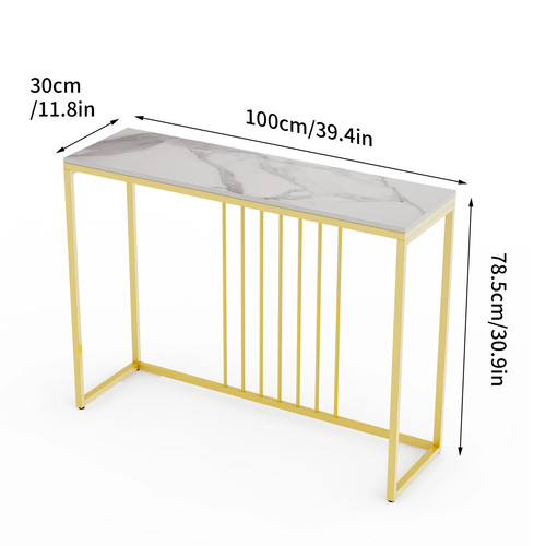 100cm slim hallway console - 100cm,